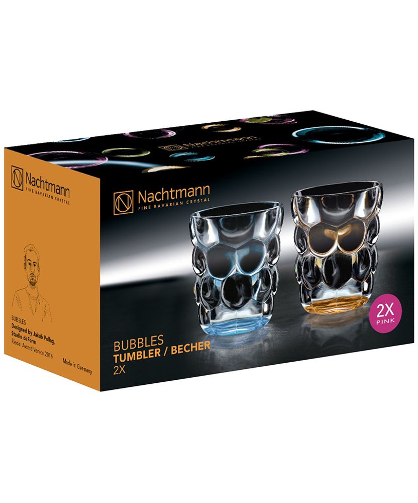 Nachtmann Bubbles Набор стаканов с голубым дном 330мл - 2 шт