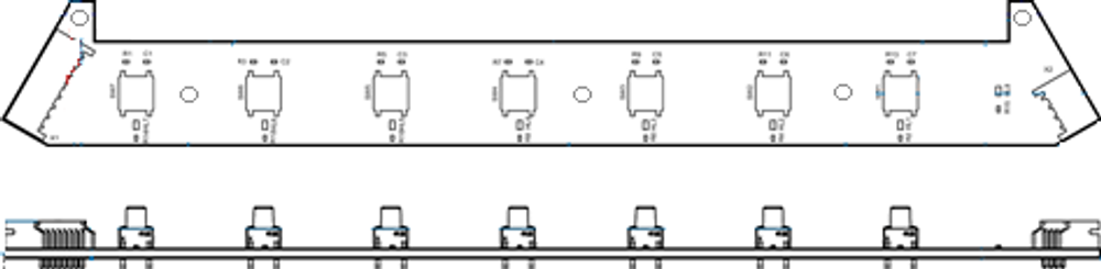 Плата кнопок управления