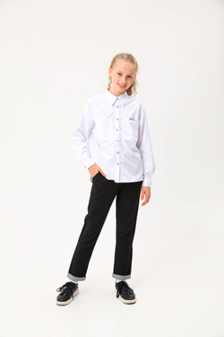 Блуза с длинным рукавом для девочки DELORAS C63274