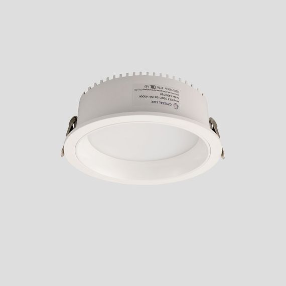 Встраиваемый светодиодный светильник Crystal Lux CLT 529C135 WH 4000K