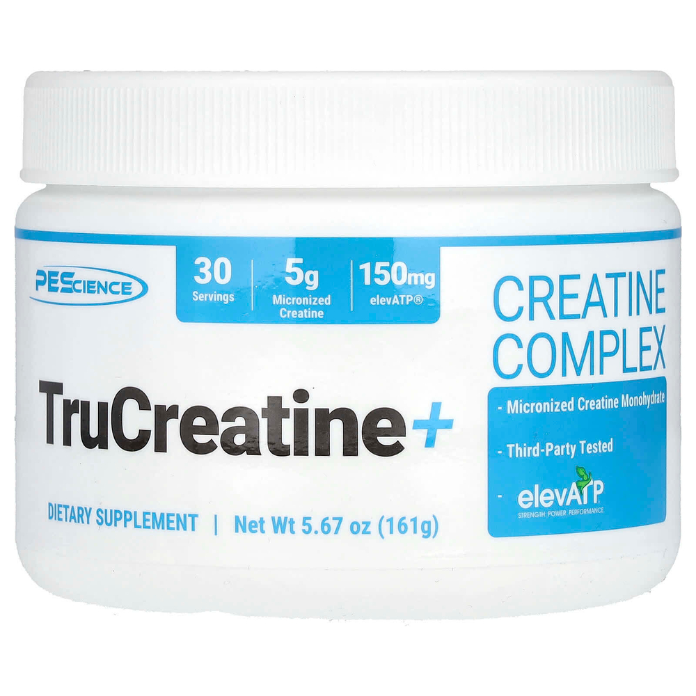 PEScience, TruCreatine +, креатиновый комплекс, 161 г (5,67 унции)