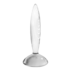 Стеклянный фаллоимитатор Satisfyer Sparkling Crystal, прозрачный