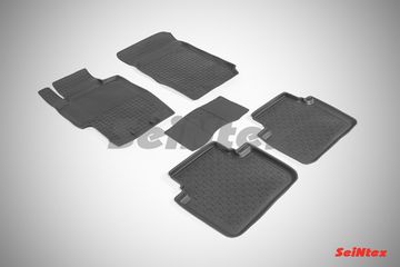 Резиновые коврики в салон Honda Accord VII (2002-2008) "Высокий борт"