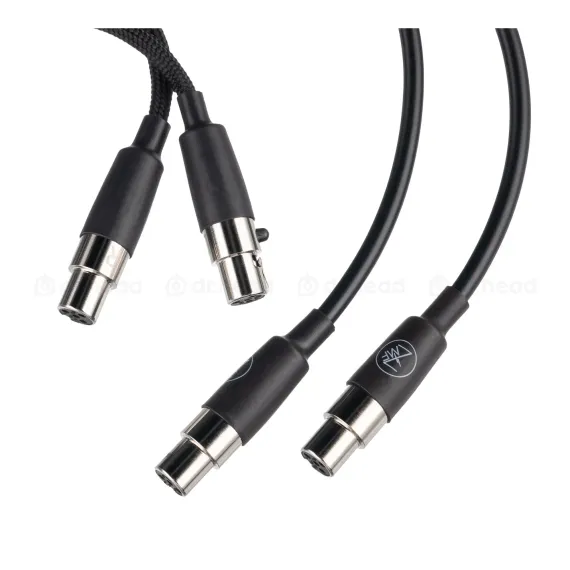 ZMF Atrium LTD Green Ish Leather 4-pin xlr ofc cable + 6.35mm