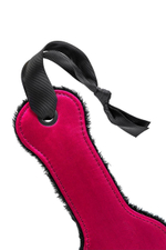 Двусторонняя шлепалка Anonymo - 37 см. (Цвет: малиновый с чёрным)