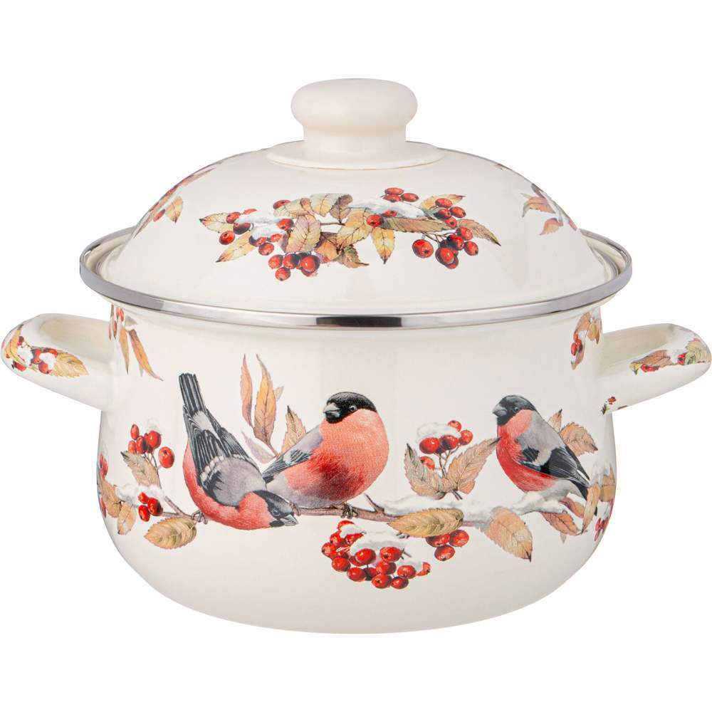 Кастрюля 2л "Снегири"