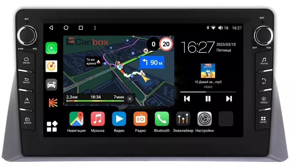 Магнитола для Honda Crosstour 2009-2013 - Canbox 10-1114 Android 10, ТОП процессор, CarPlay, 4G SIM-слот