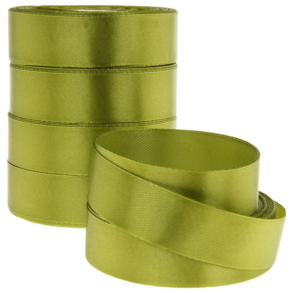 Лента атласная 2,5см*22,85м ЗЕЛЕНЫЙ