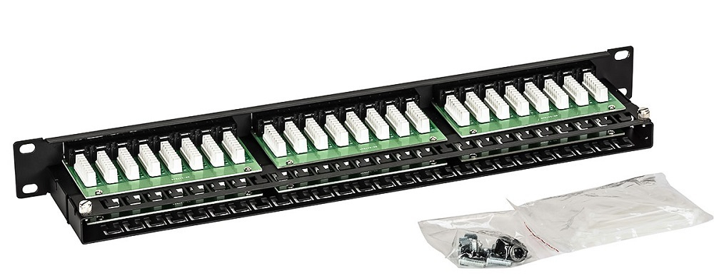 Патч-панель  Cabeus PLHD-48-Cat.5e-Dual