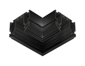 Коннектор угловой 90° для шинопровода в натяжной потолок системы крепления гарпун GL1049 BK чёрный Magnetic Smart 220V Ambrella