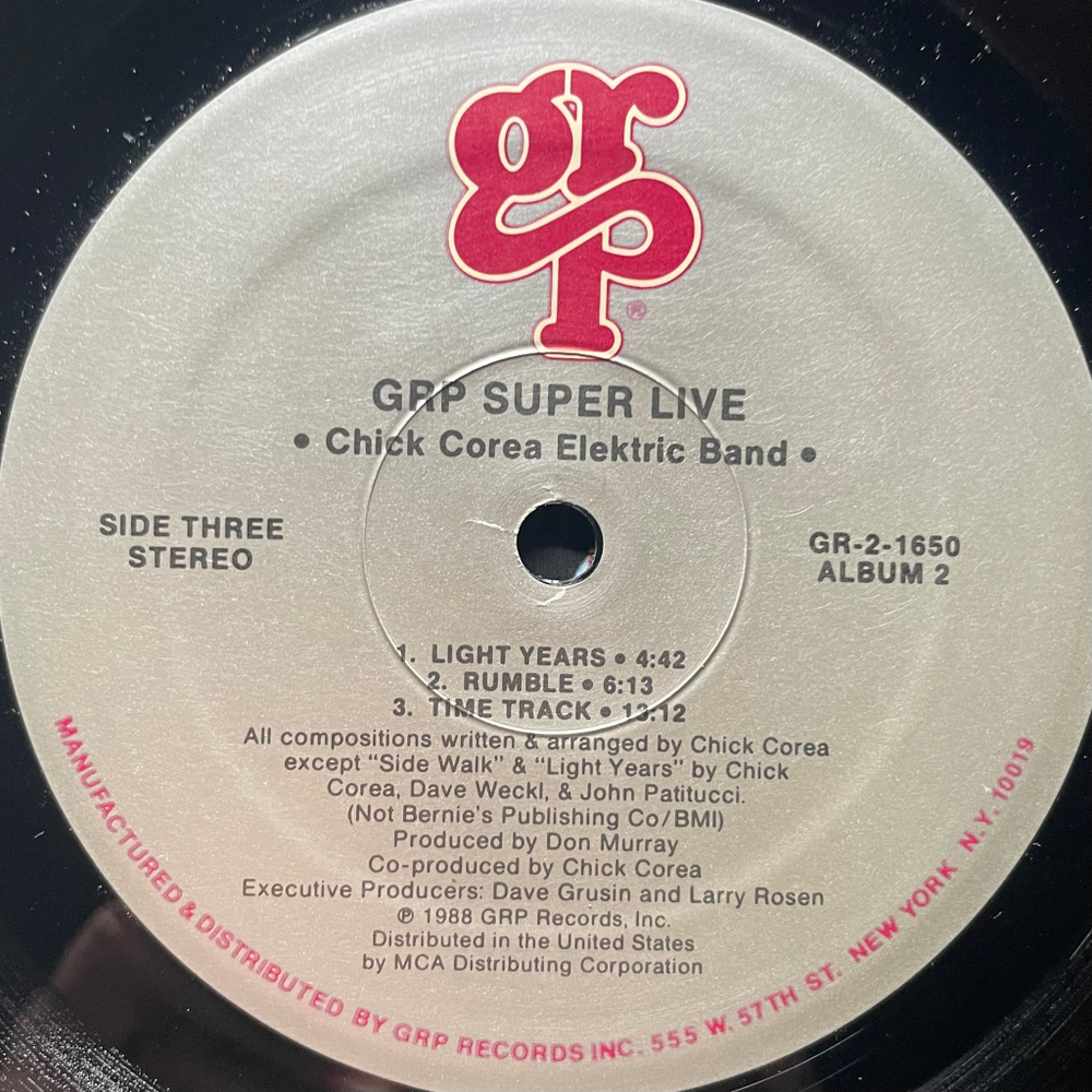 Dave Grusin, Lee Ritenour, Chick Corea, Diane Schuur, Tom Scott - GRP Super Live 2LP (США 1988г.)