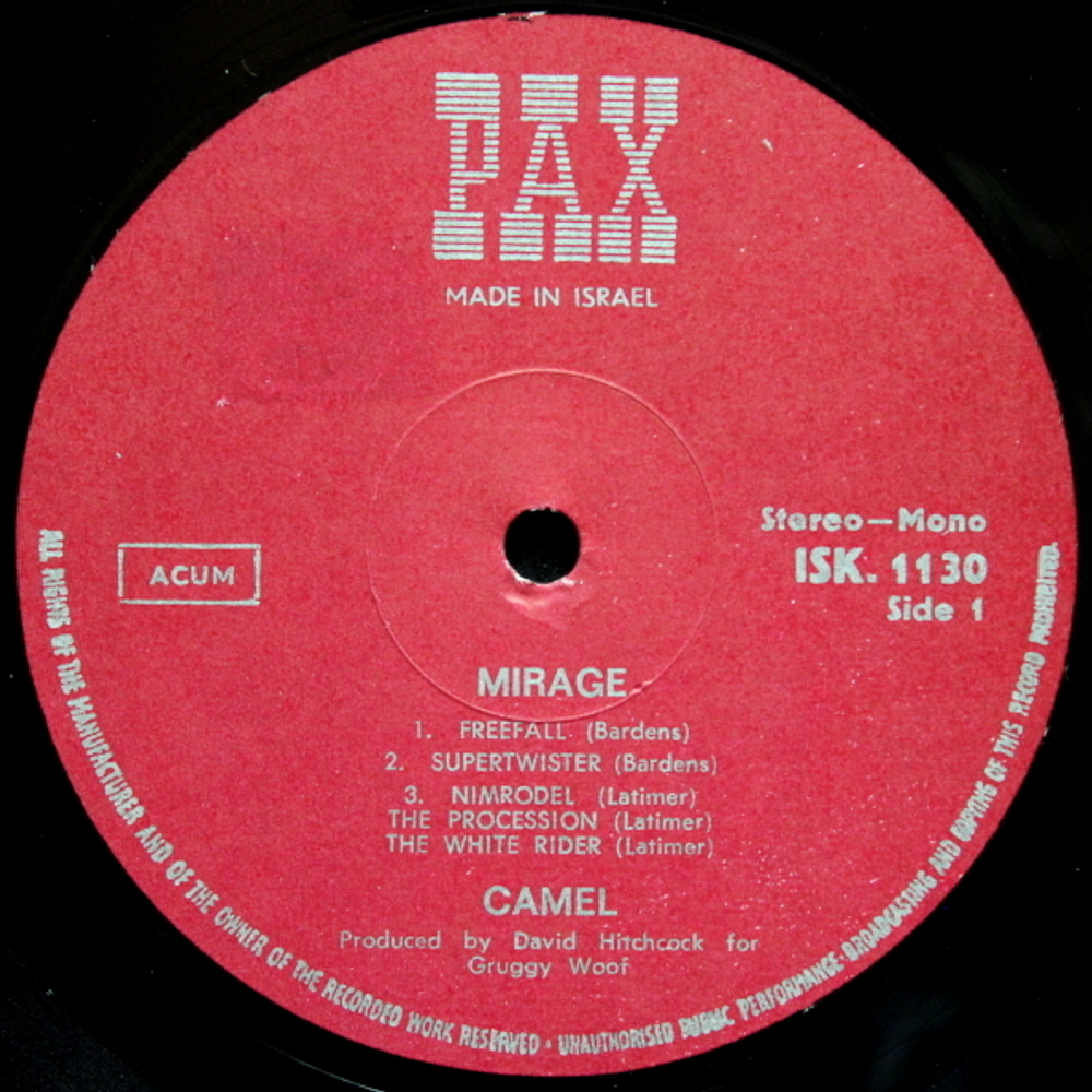 Camel / Mirage (LP)