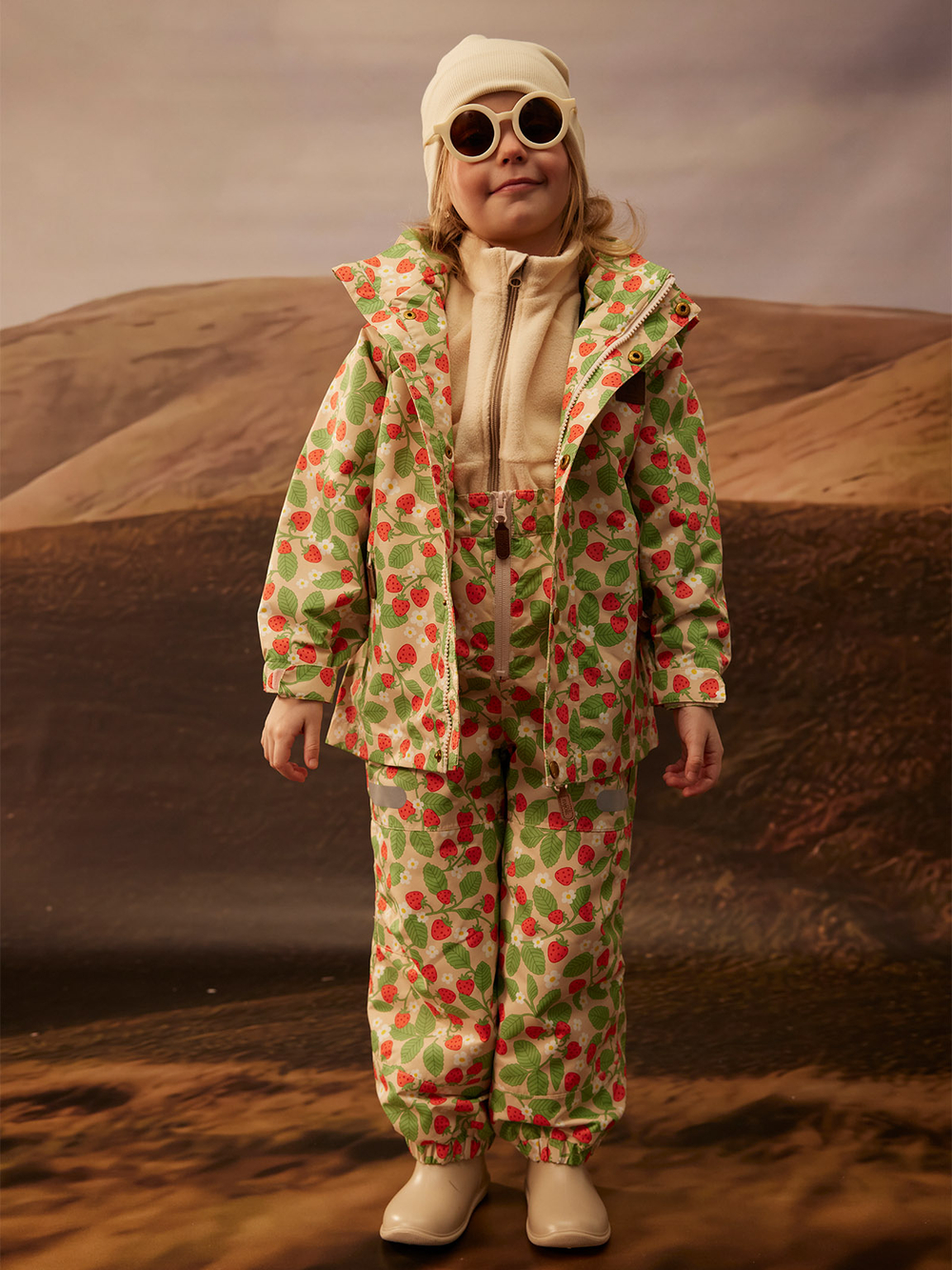 ПРЕДЗАКАЗ Куртка непромокаемая демисезонная Mjölk Strawberry