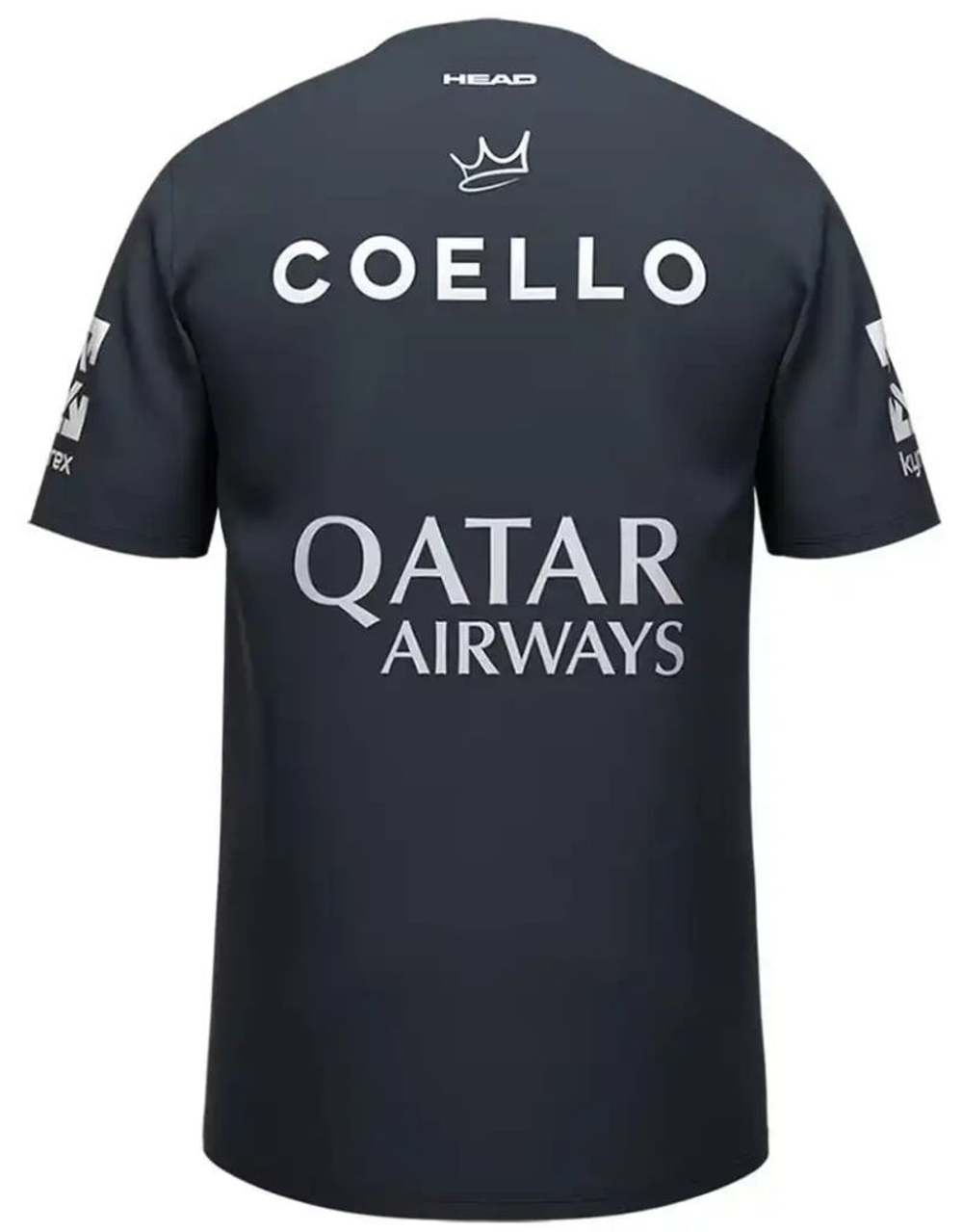 Теннисная футболка Head Arturo Coello Sponsors - navy