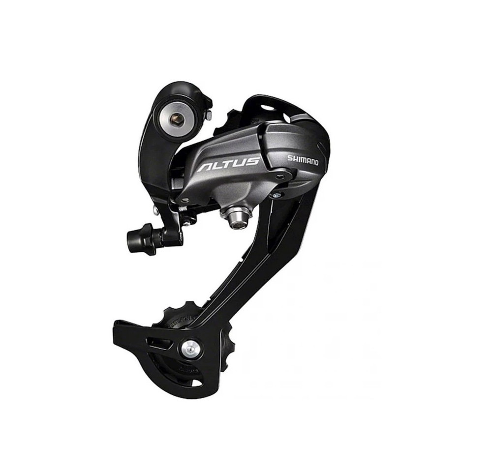 Переключатель задний Shimano Altus, М370, SGS, 9ск. черный