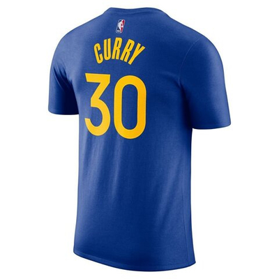 Баскетбольная футболка Men's Nike NBA T-Shirt Golden State Warriors - Stephen Curry Navy