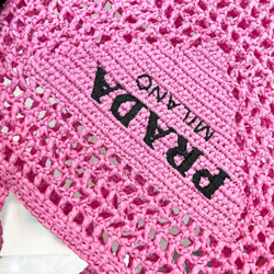 Prada Crochet Tote Bag 38 cm