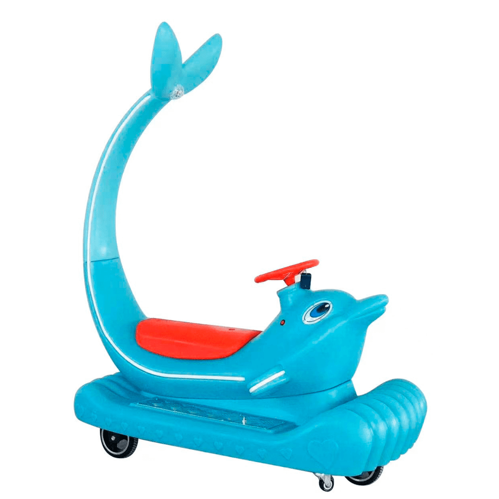 Парковый электромобиль «Дельфинчик-морячок», синий