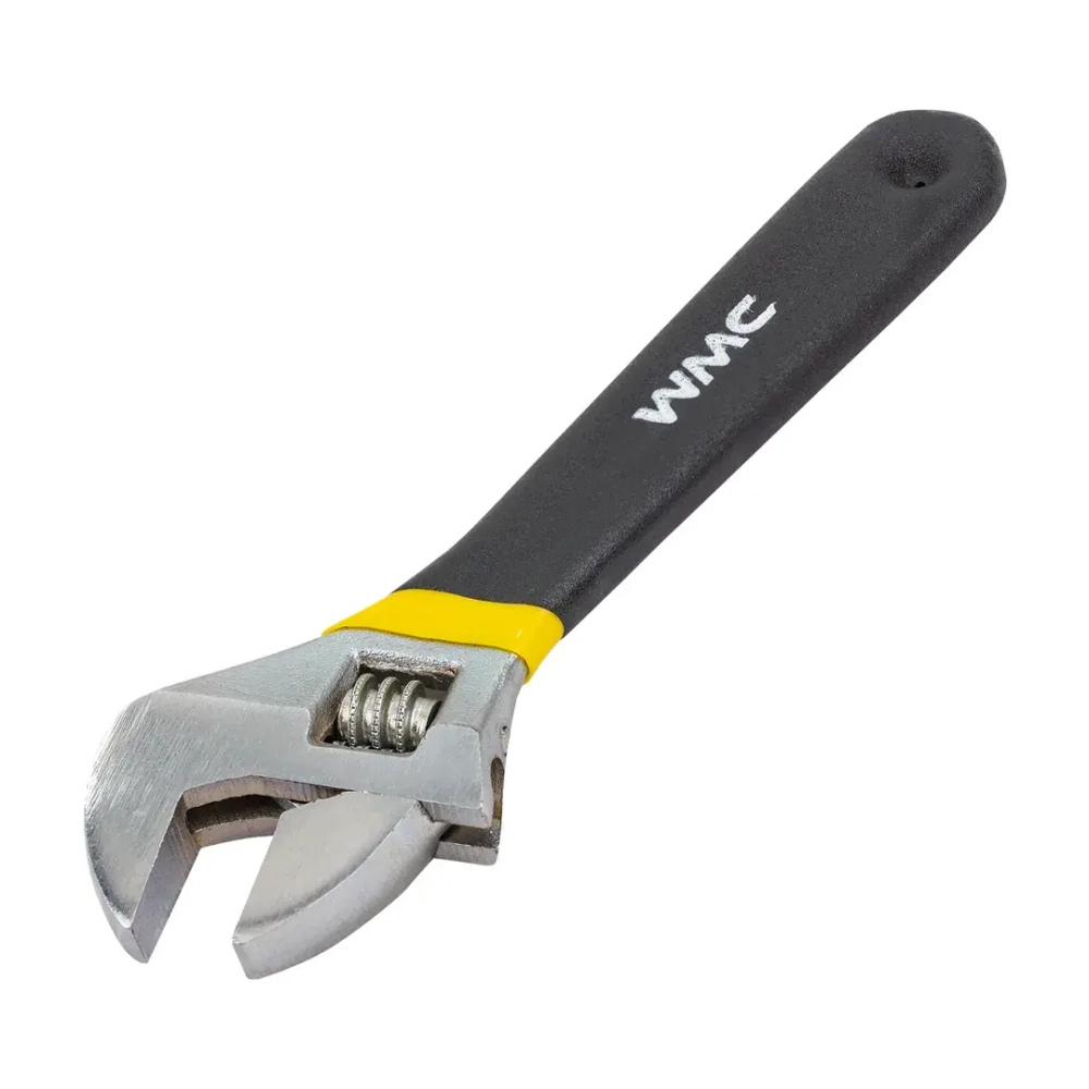 Ключ разводной с прорезиненной рукояткой 150мм WMC TOOLS WMC-649150B