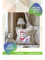 Термонаклейка на одежду, термопринт Лама