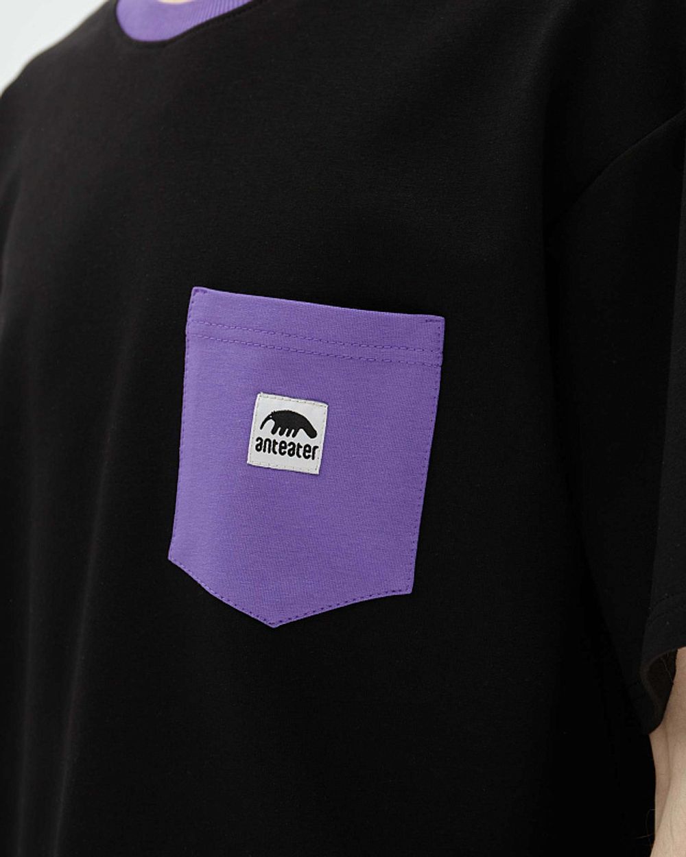 Футболка ANTEATER Phat Purple Pocket 215 Black