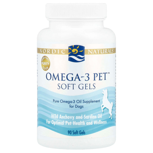 Nordic Naturals, Omega-3 Pet™, для собак, 90 капсул