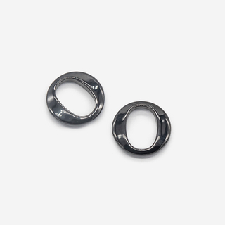 Элемент из ювелирной керамики 12*12мм, графитовый