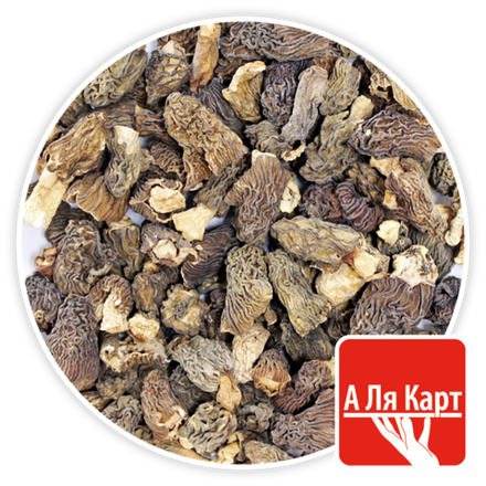 Грибы сушеные сморчки (сморчковая шапочка), ГРИБНОЙ ДОЖДЬ/ А ЛЯ КАРТ, 100г