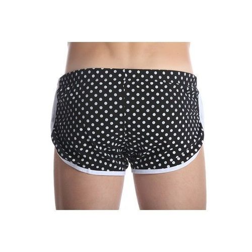 Мужские шорты черные в горошек Gillbro Black Polka Dot Shorts