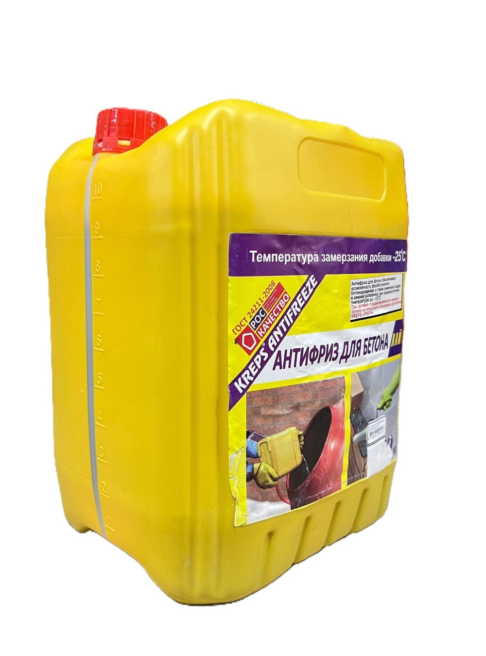 АНТИФРИЗ СТРОИТЕЛЬНЫЙ KREPS ЛАЙТ 11КГ