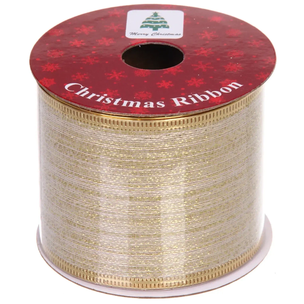 Лента для декорирования «Линии судьбы « 6,3 см, 2,7 м, Шампань