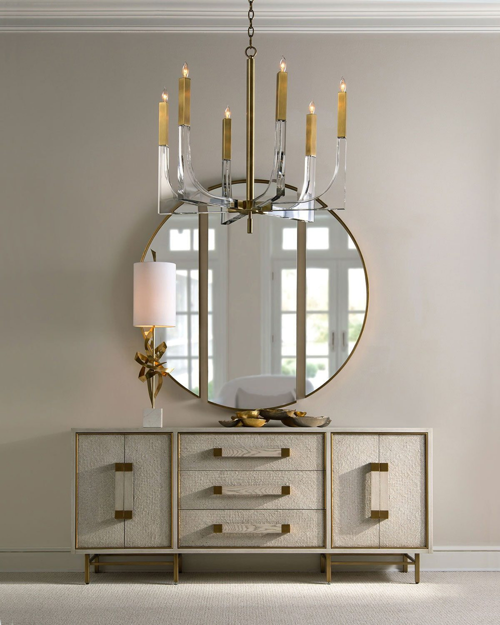 Золотая люстра “Дэйзи”