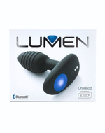 Черный интерактивный вибратор OhMiBod Lumen for Kiiroo с подсветкой - 10,2 см. (Цвет: черный)