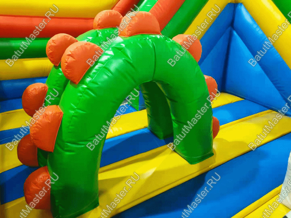 Коммерческий надувной батут "Животные в джунглях " 5*5*2,7м