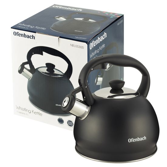 Чайник 2 л. из нержавеющей стали со свистком Ofenbach NB 100300