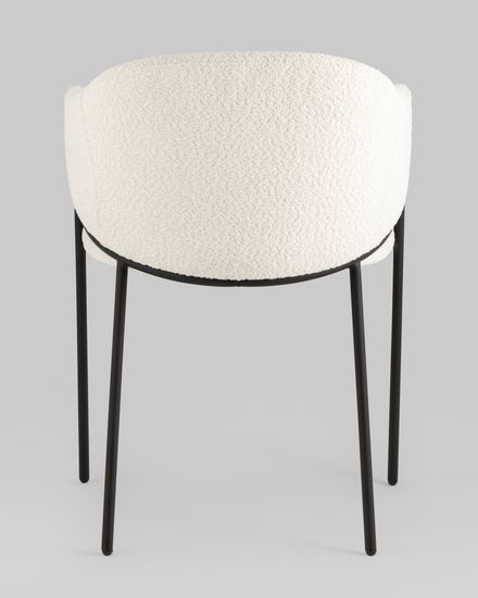 Стул Brace букле белый