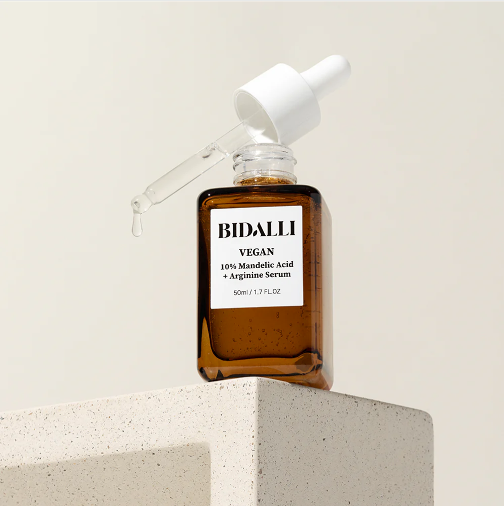 Отшелушивающая сыворотка с миндальной кислотой BIDALLI 10% Mandelic Acid + Arginine Serum, 50ml