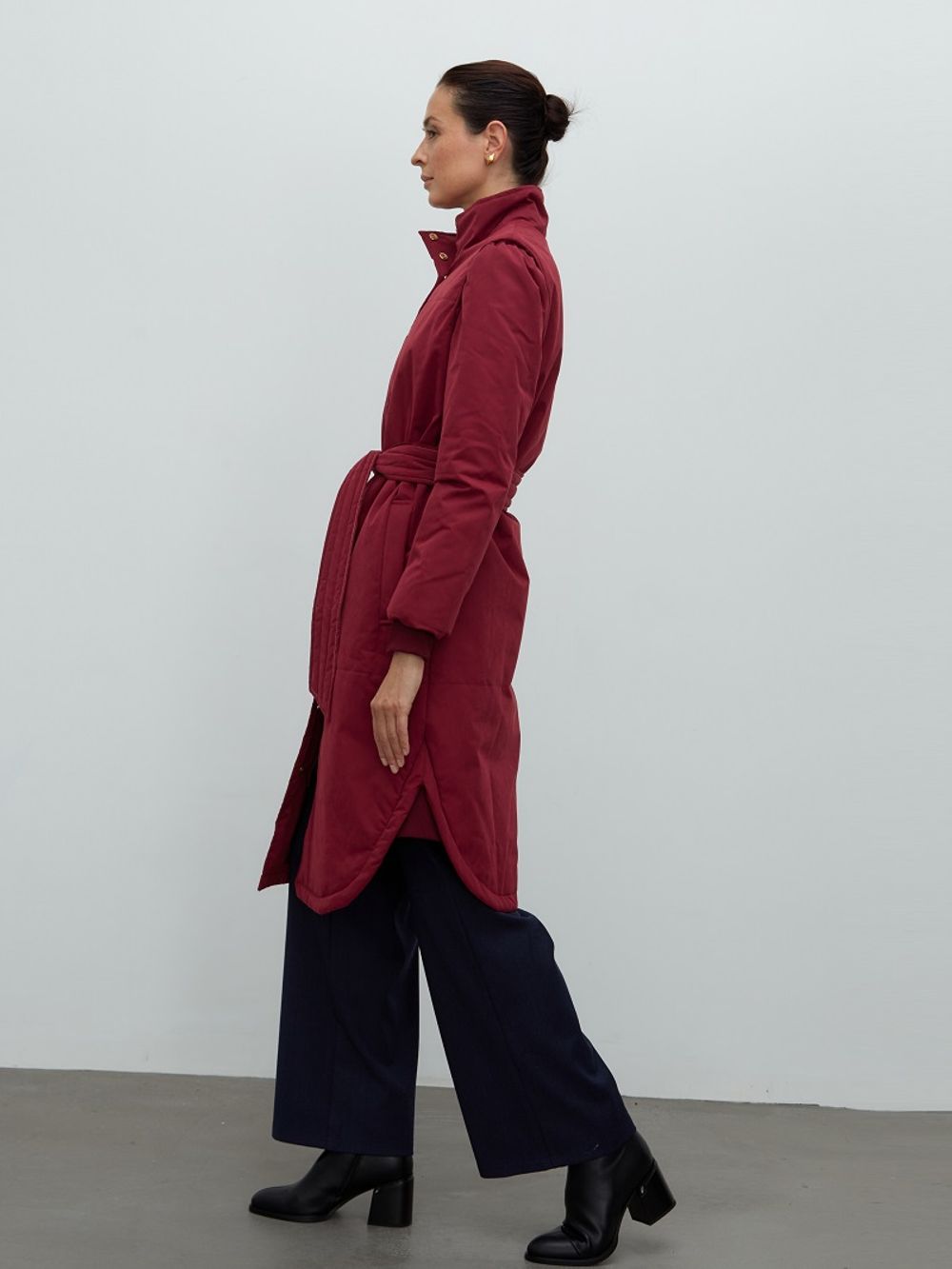 Пальто парка Бордо