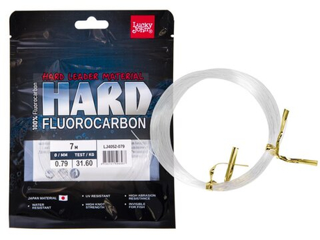 Леска LUCKY JOHN Fluorocarbon Hard 0.79 мм / 7 м