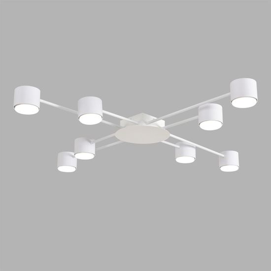 8305/8C COMFI белый, металл/акрил Светильник потолочный GX53 LED 8*7W 220V BENUA