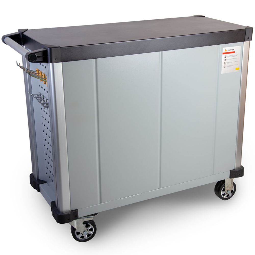 WDK-907E Тележка инструментальная, 7 ящиков и боковой отсек