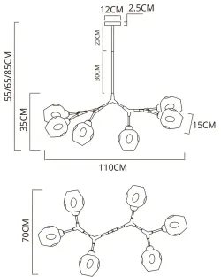 Люстра на штанге Arte Lamp