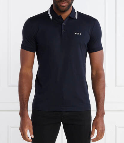 Поло Paule BOSS GREEN - темно-синий(50506180)