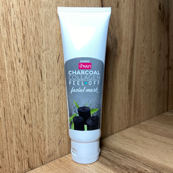 Маска-пленка для лица Banna Charcoal Collagen Peel Off Facial Mask Древесный уголь и Коллаген 120 г
