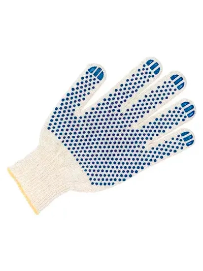 Трикотажные перчатки с ПВХ ПРОМПЕРЧАТКИ 5 нитей