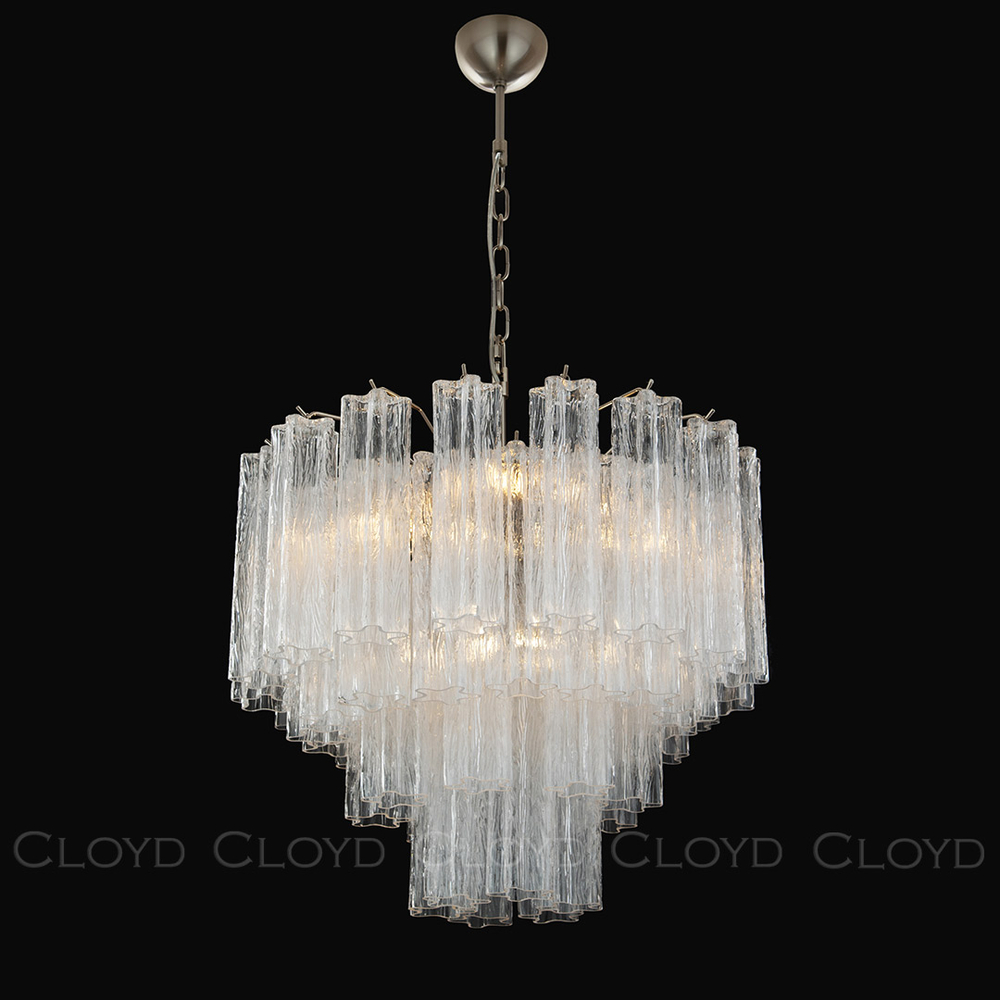 Люстра Cloyd ANNO-D C7 / Ø58 см - хром - прозрачн.стекло (арт.11650)