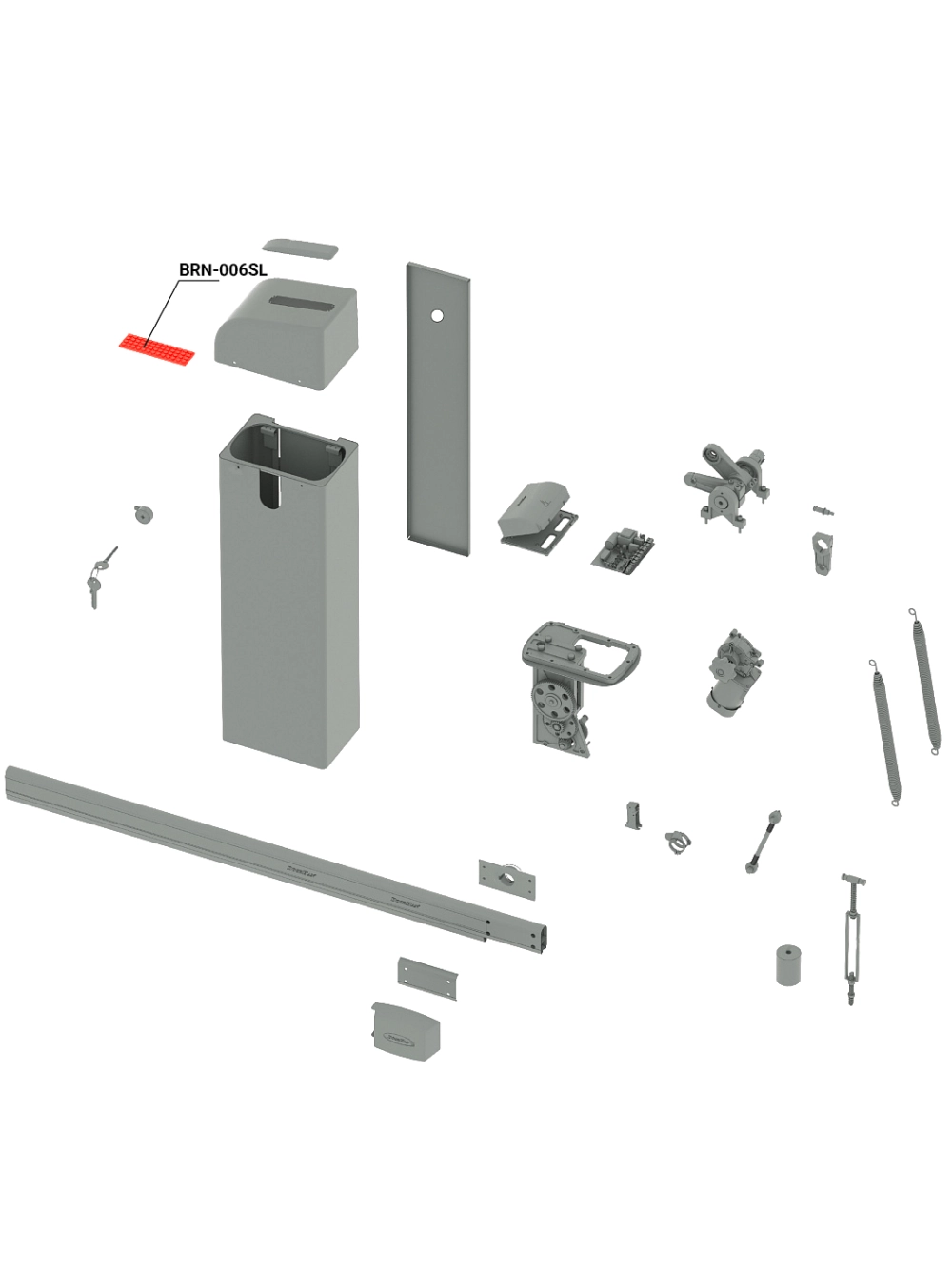 Светодиодная лампа верхнего корпуса шлагбаума DoorHan Barrier-PRO