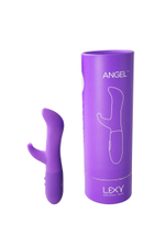 Фиолетовый вибратор Angel - 17,5 см. (Цвет: фиолетовый)