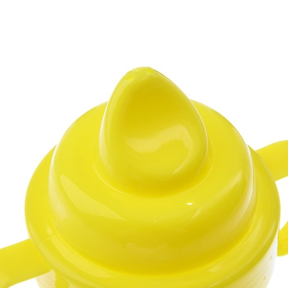 3725827 Поильник детский с твёрдым носиком «Сладкая жизнь», с ручками, 150 мл, цвет жёлтый