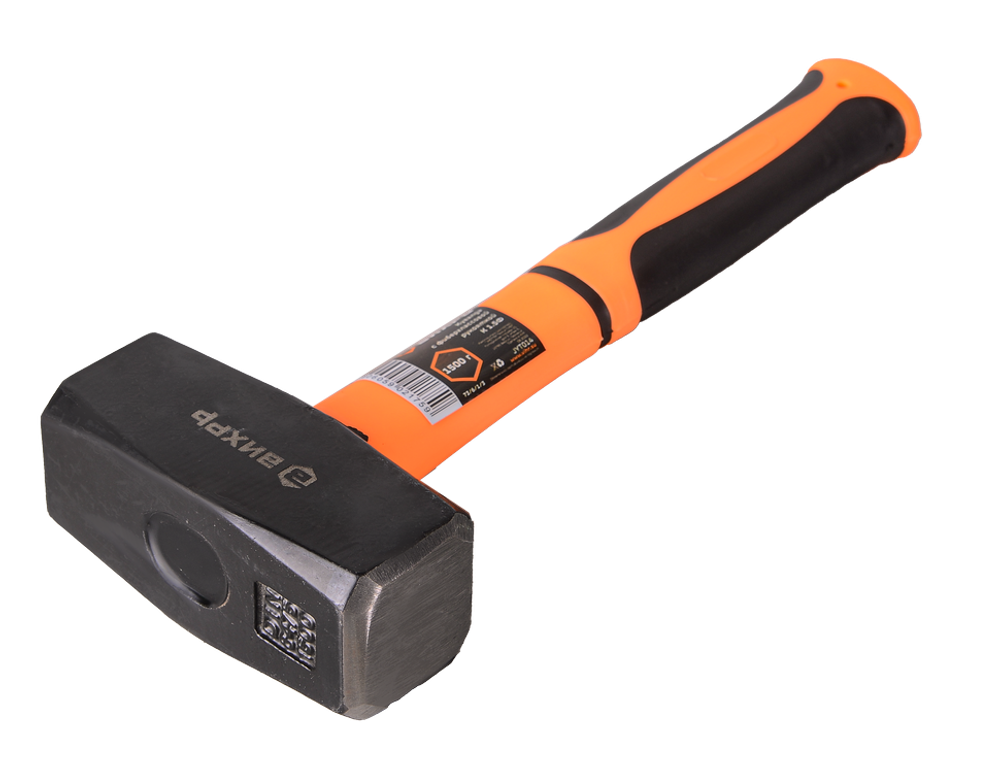 Кувалда 1.5кг., фиберглассовая рукоятка Вихрь